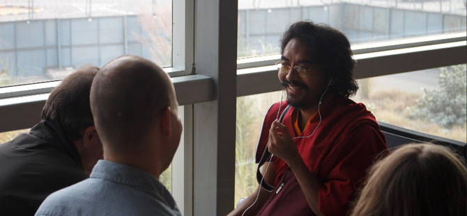 Yongey Mingyur Rinpoche und die Tergar Instruktoren. Foto: Tergar International