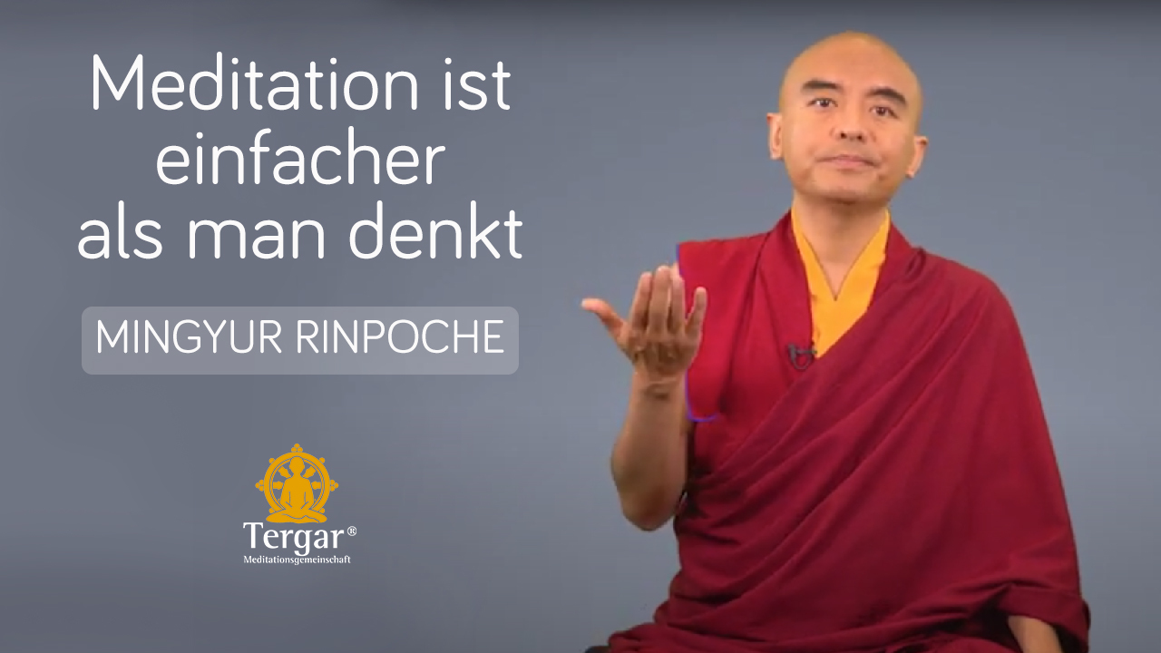 Mingyur Rinpoche lädt uns ein durch einfache Methoden der Meditation im Alltag Freude und Zufriedenheit zu erfahren